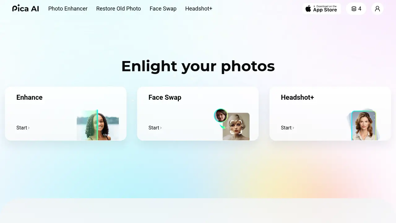 Screenshot of Pica AI