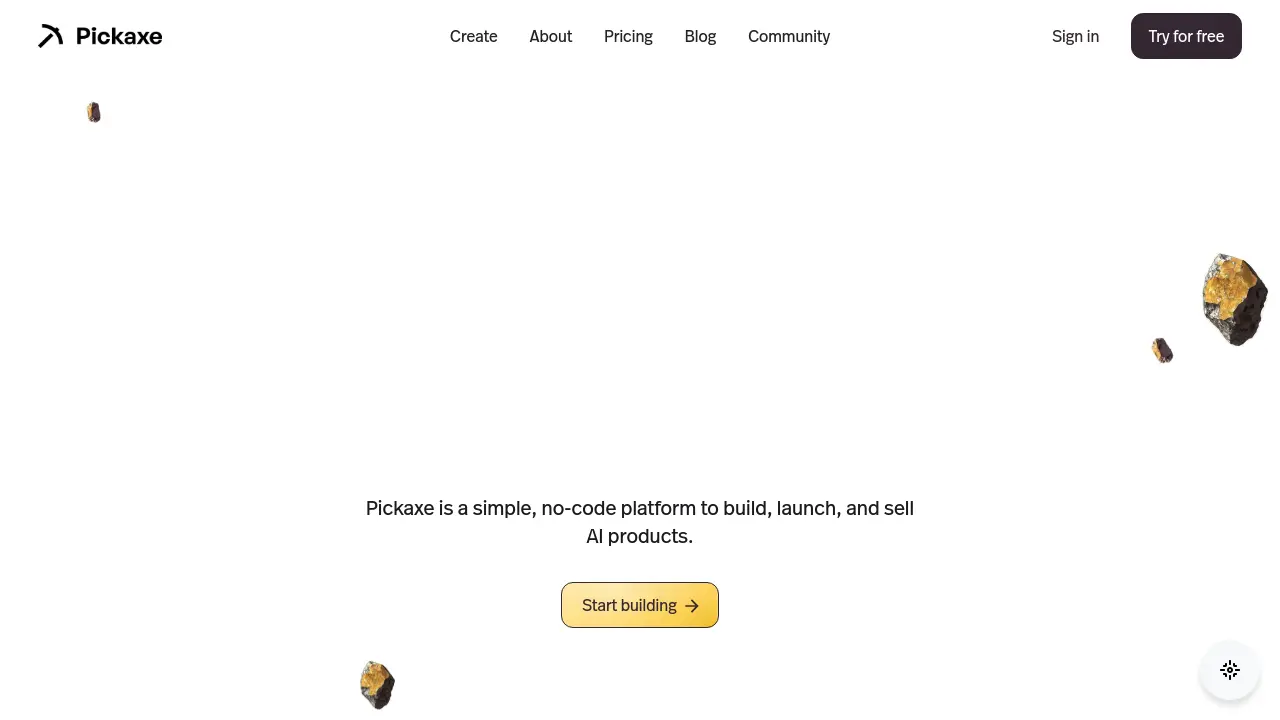 Screenshot of Pickaxe