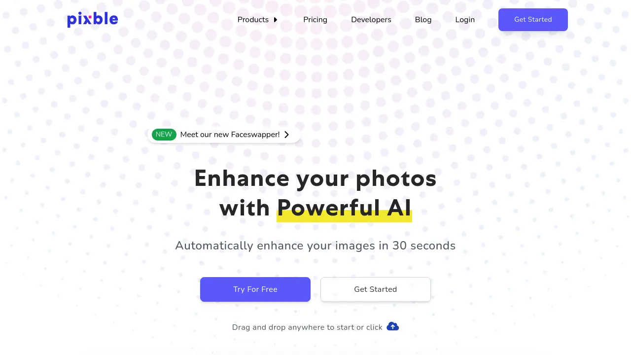 Screenshot of Pixble