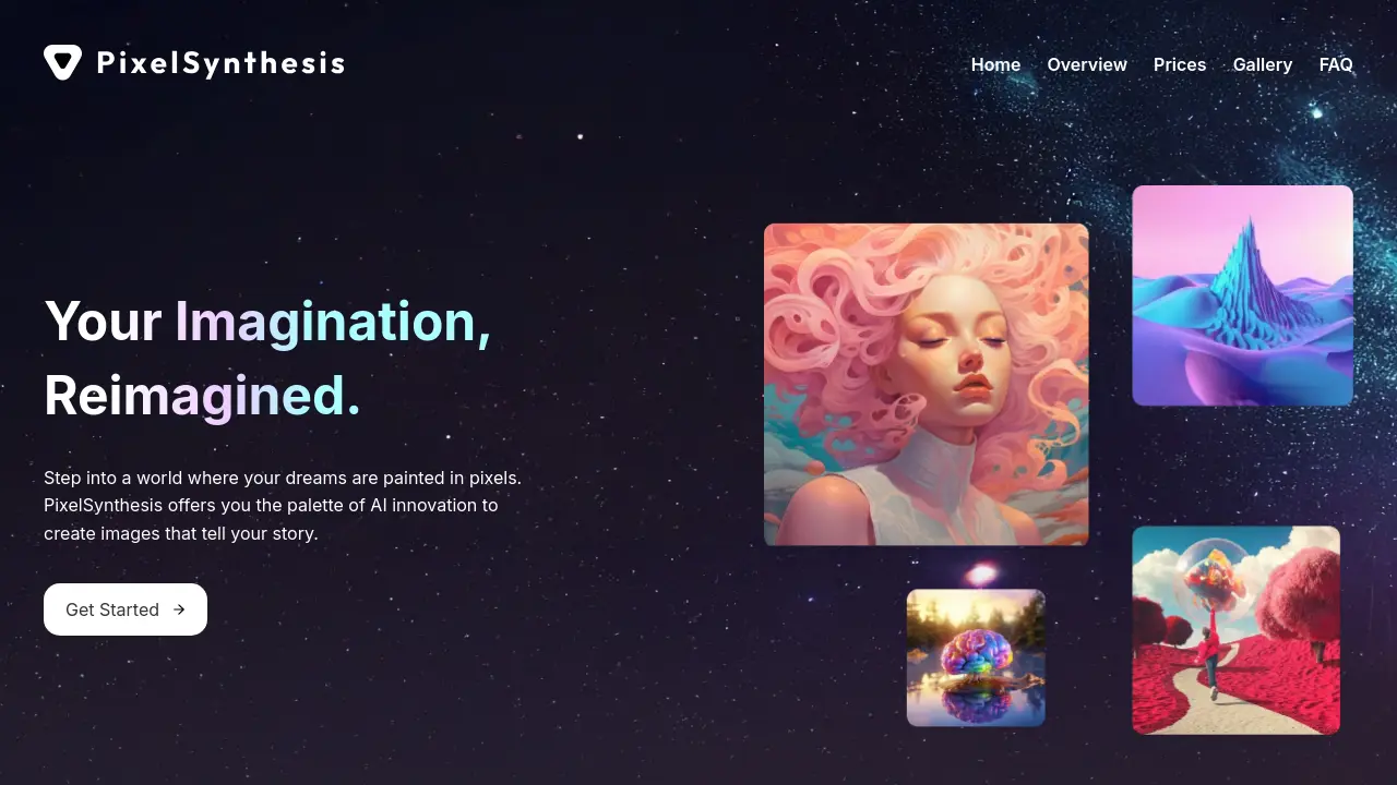 Screenshot of PixelSynthesis