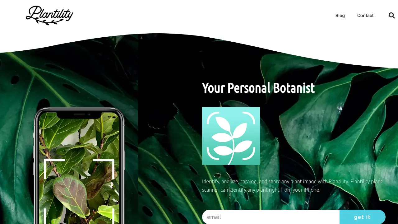 Screenshot of Plantility