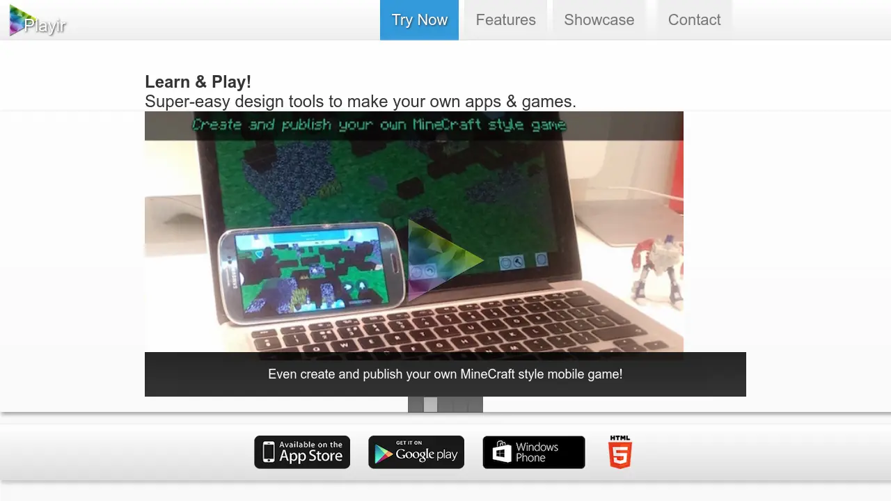 Screenshot of Playir