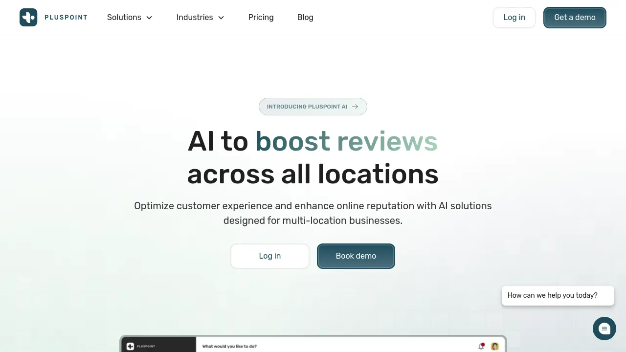 Screenshot of Pluspoint AI