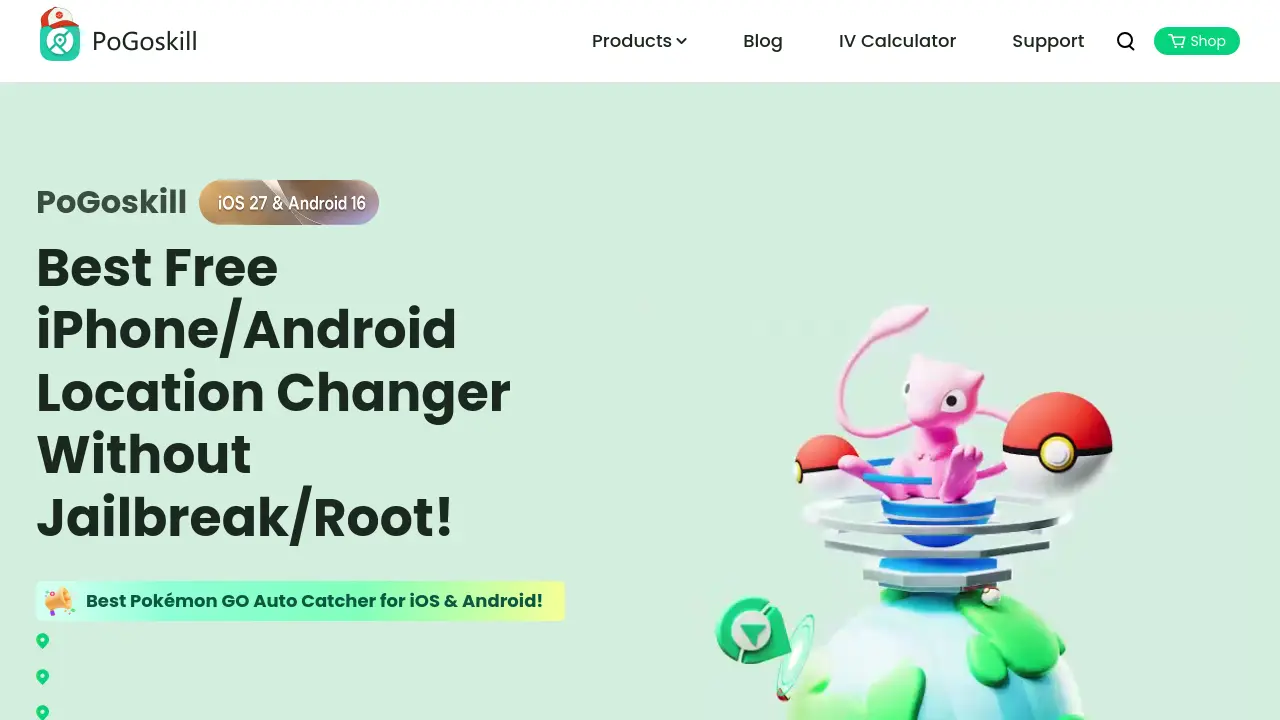 Screenshot of PoGoskill
