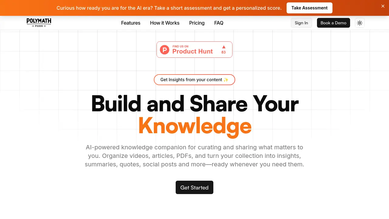 Screenshot of Polymath