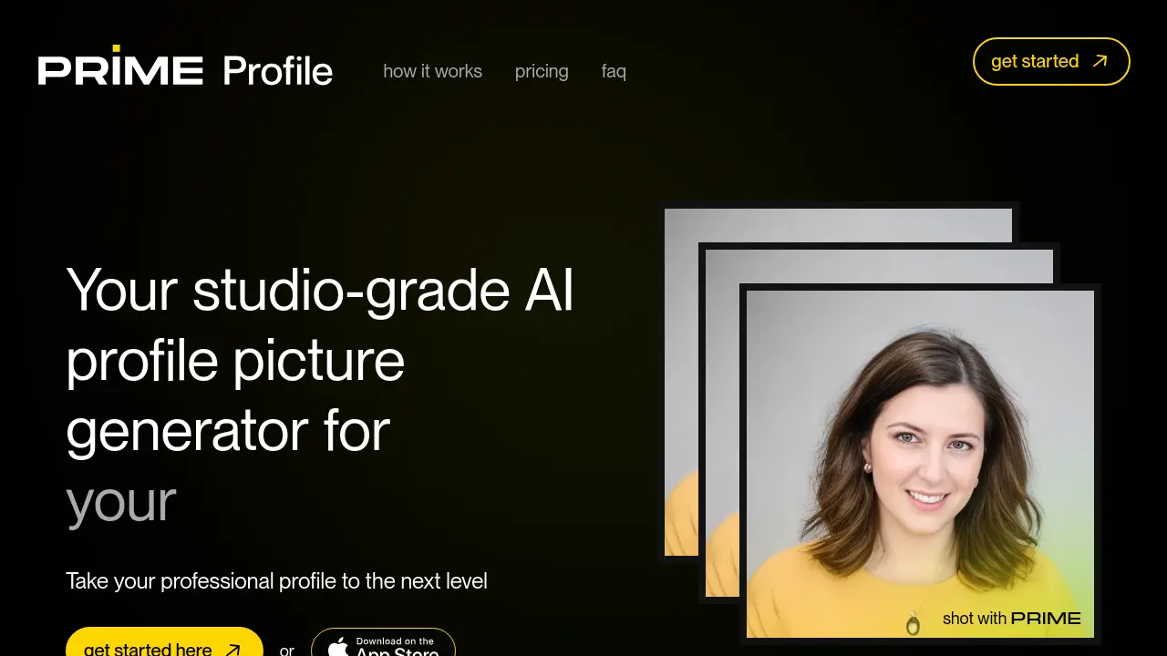 Screenshot of PRIME Profile