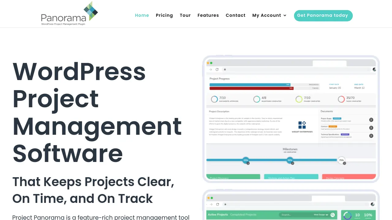 Screenshot of Project Panorama