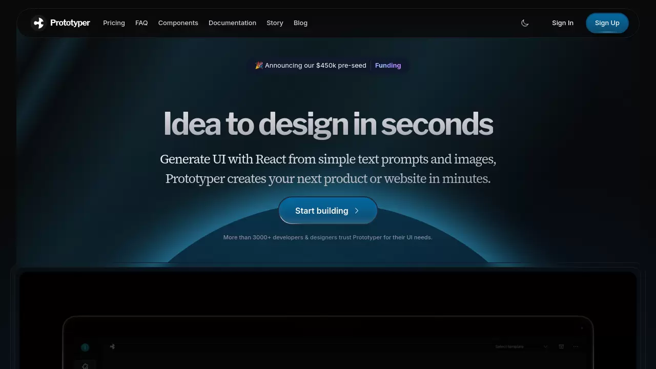 Screenshot of Prototyper