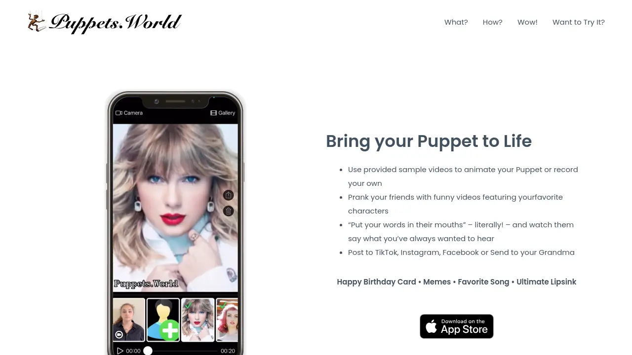 Screenshot of Puppets World