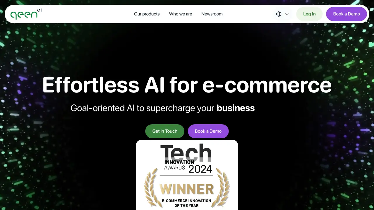 Screenshot of qeen.ai
