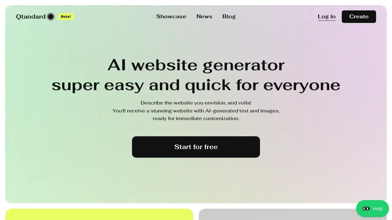 Screenshot of Qtandard