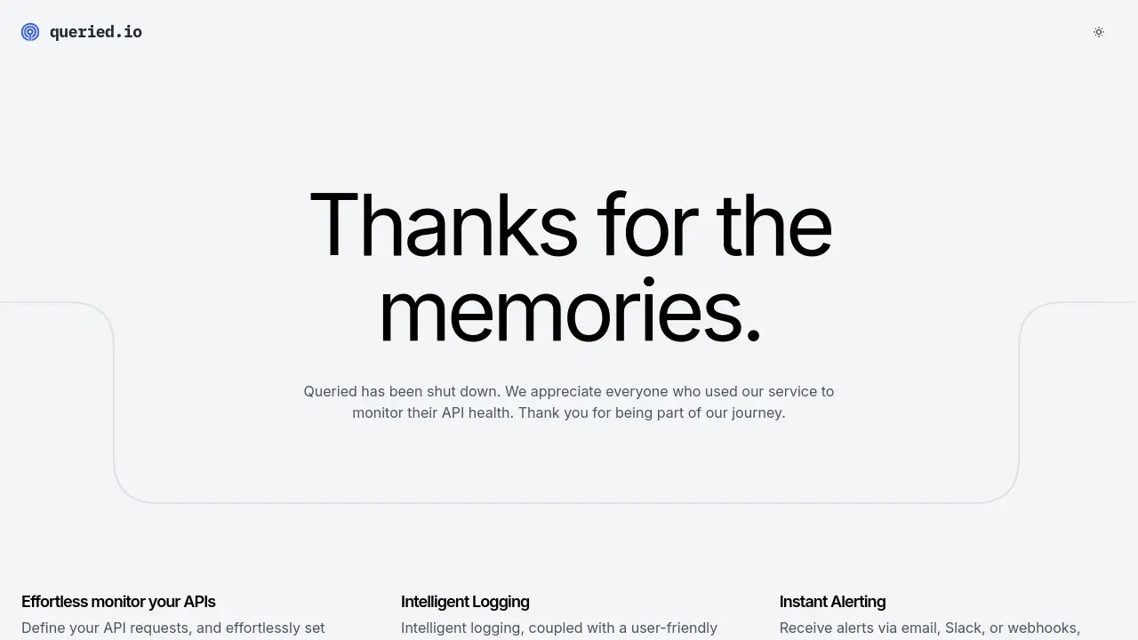 Screenshot of Queried