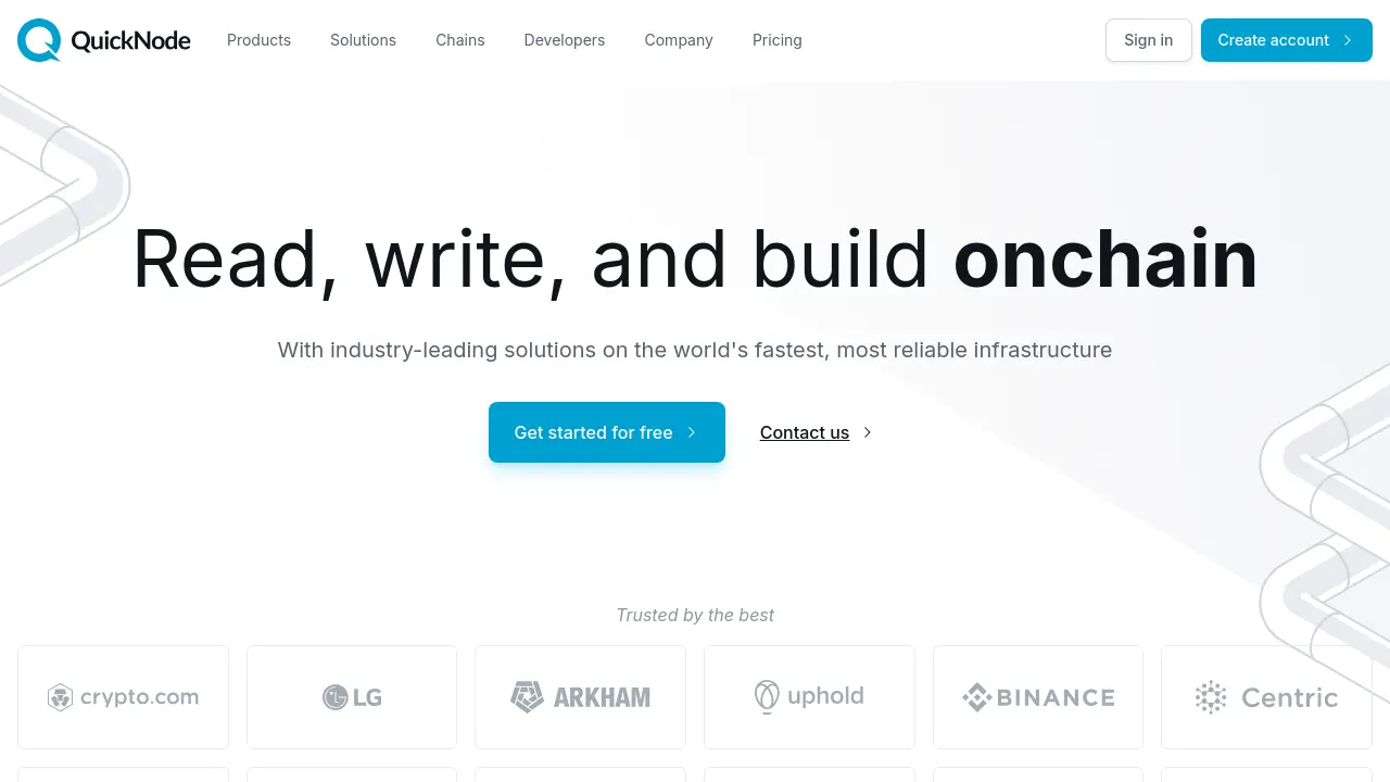 Screenshot of QuickNode
