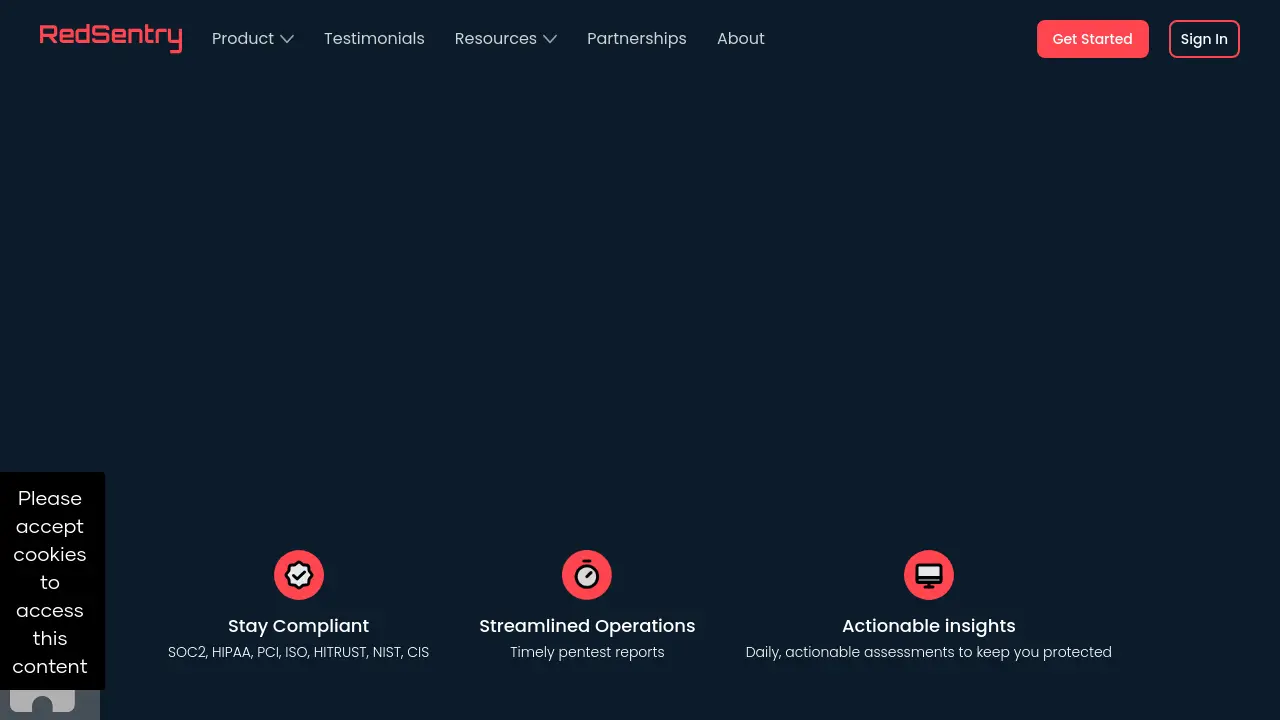 Screenshot of Red Sentry