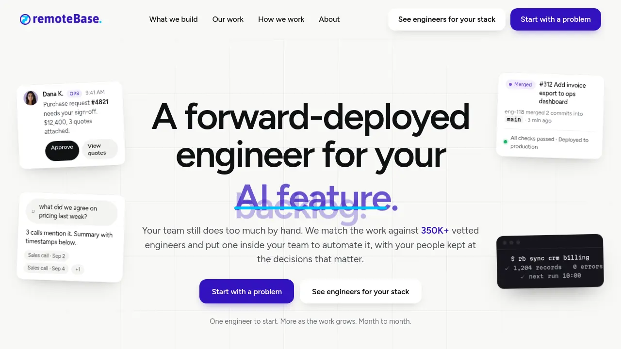 Screenshot of Remotebase