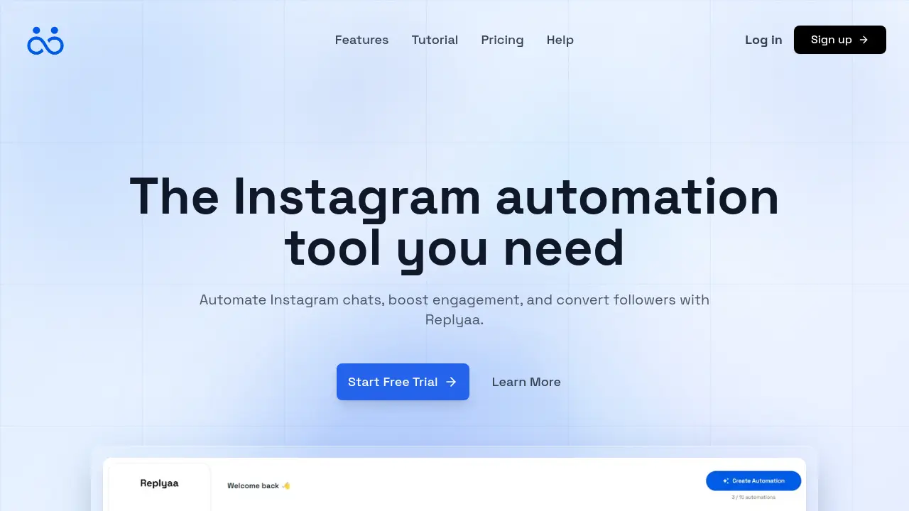 Screenshot of Replyaa