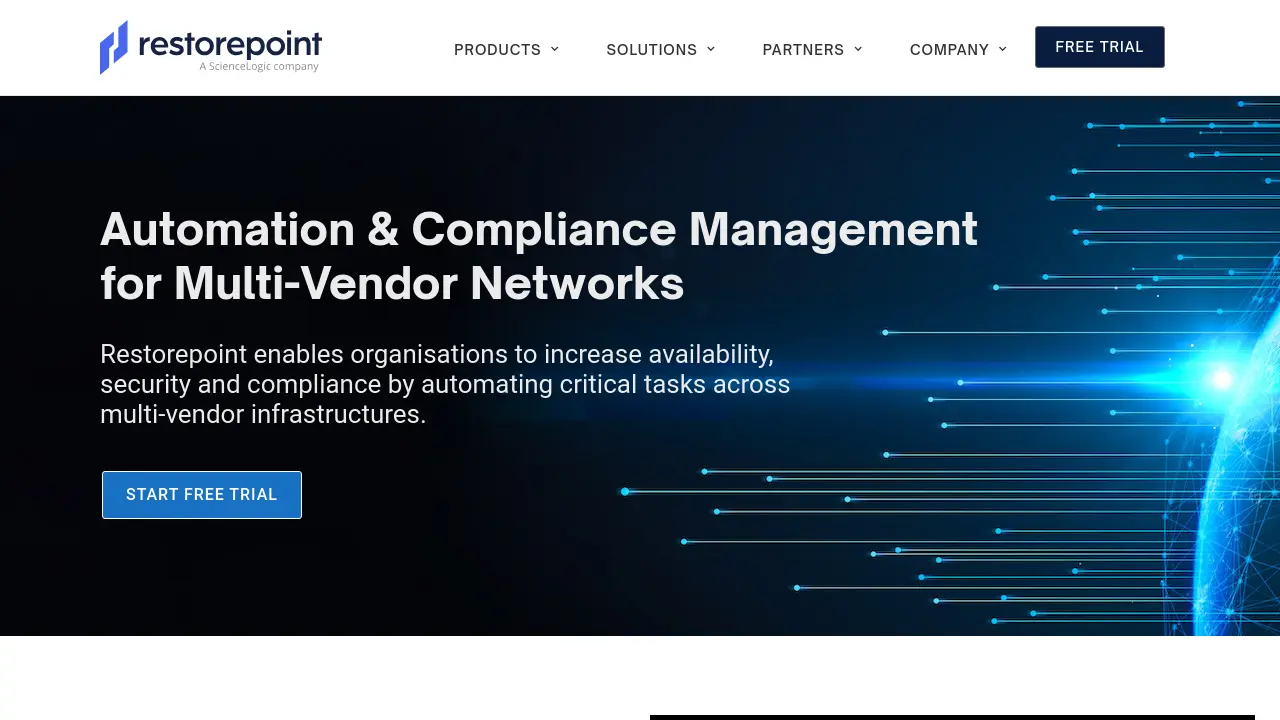 Screenshot of Restorepoint