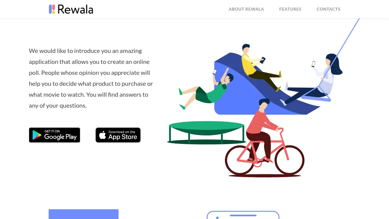Screenshot of Rewala