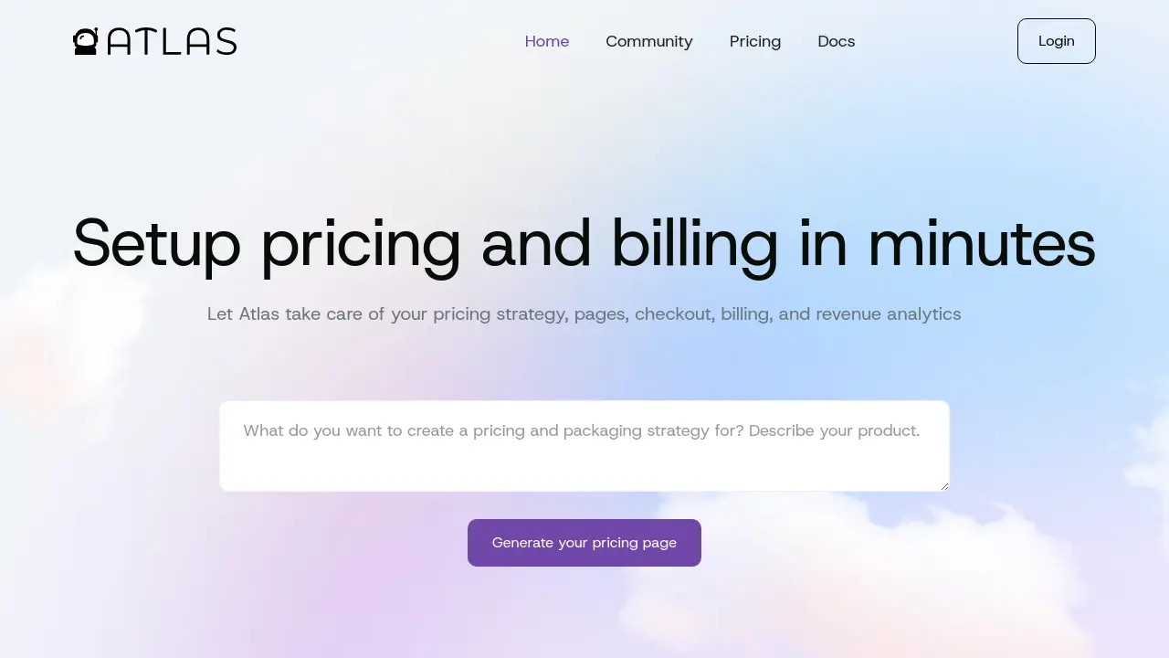 Screenshot of runonatlas.com