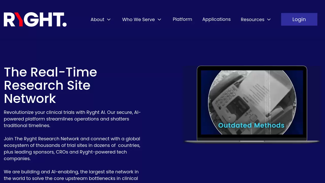 Screenshot of Ryght AI
