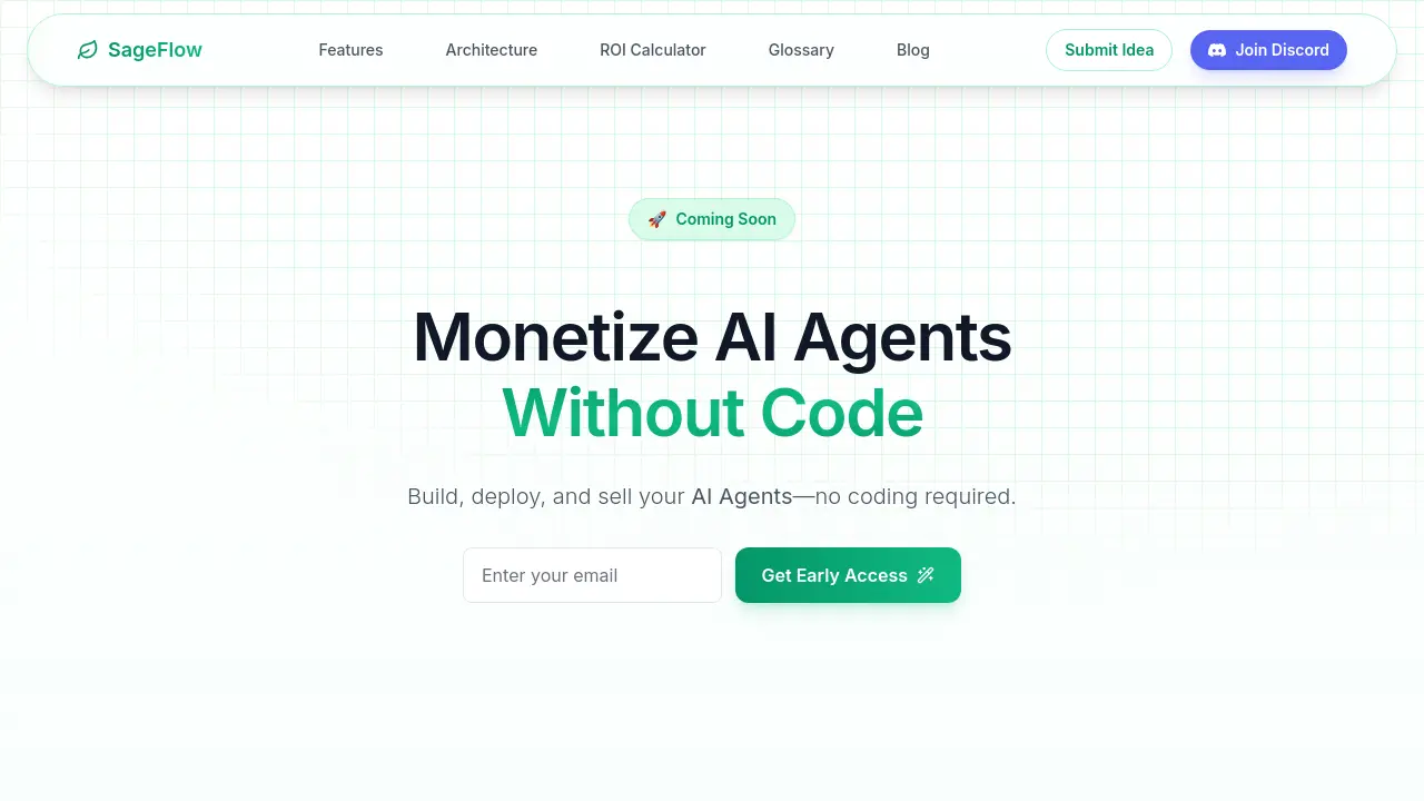 Screenshot of SageFlow