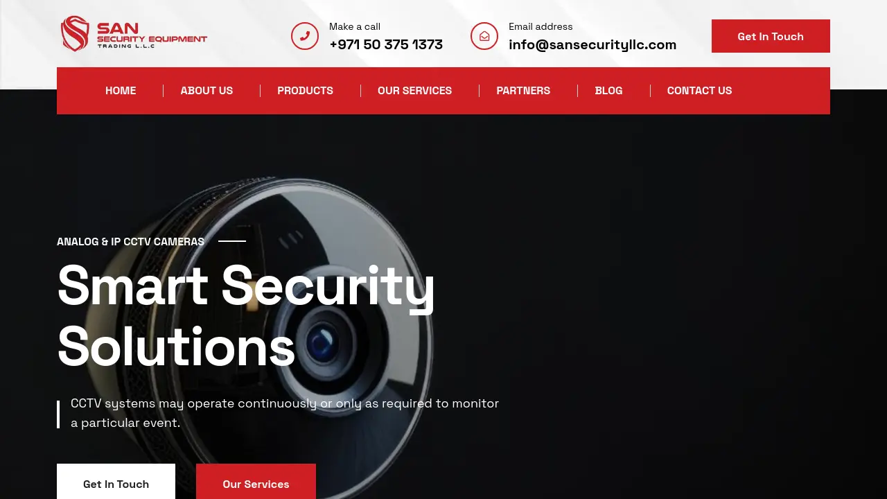 Screenshot of San Security LLC