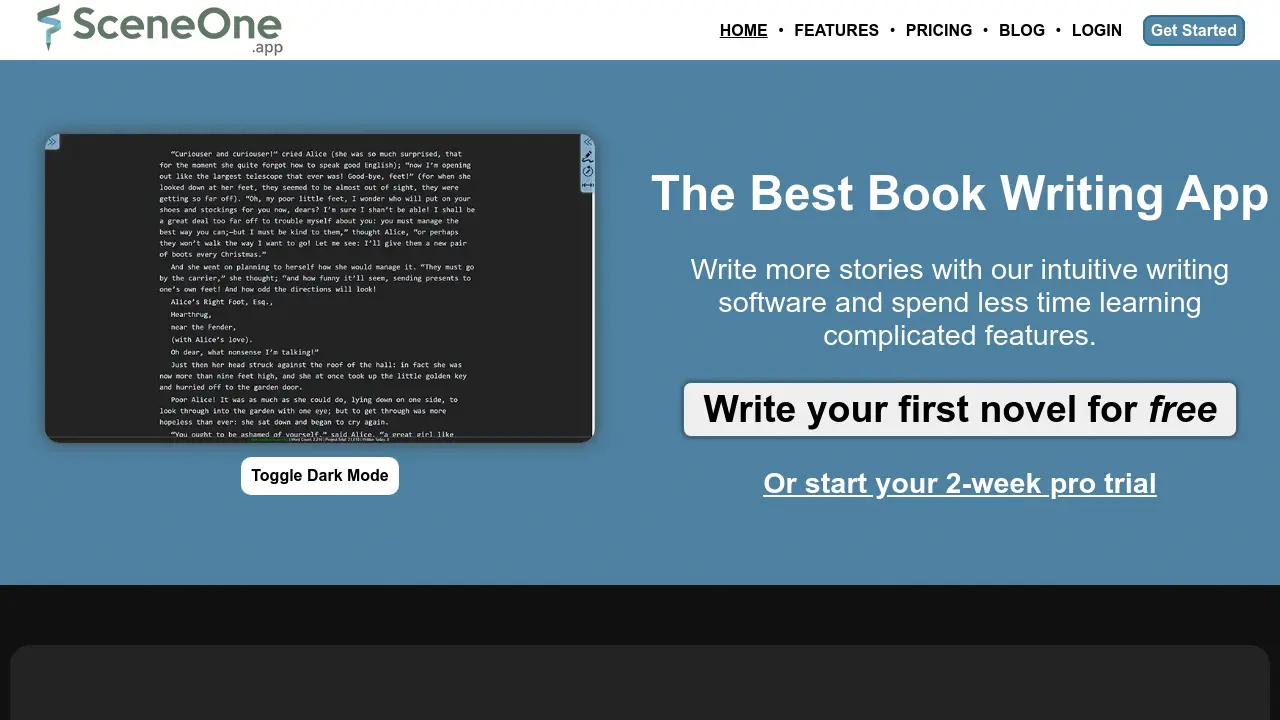 Screenshot of Scene One