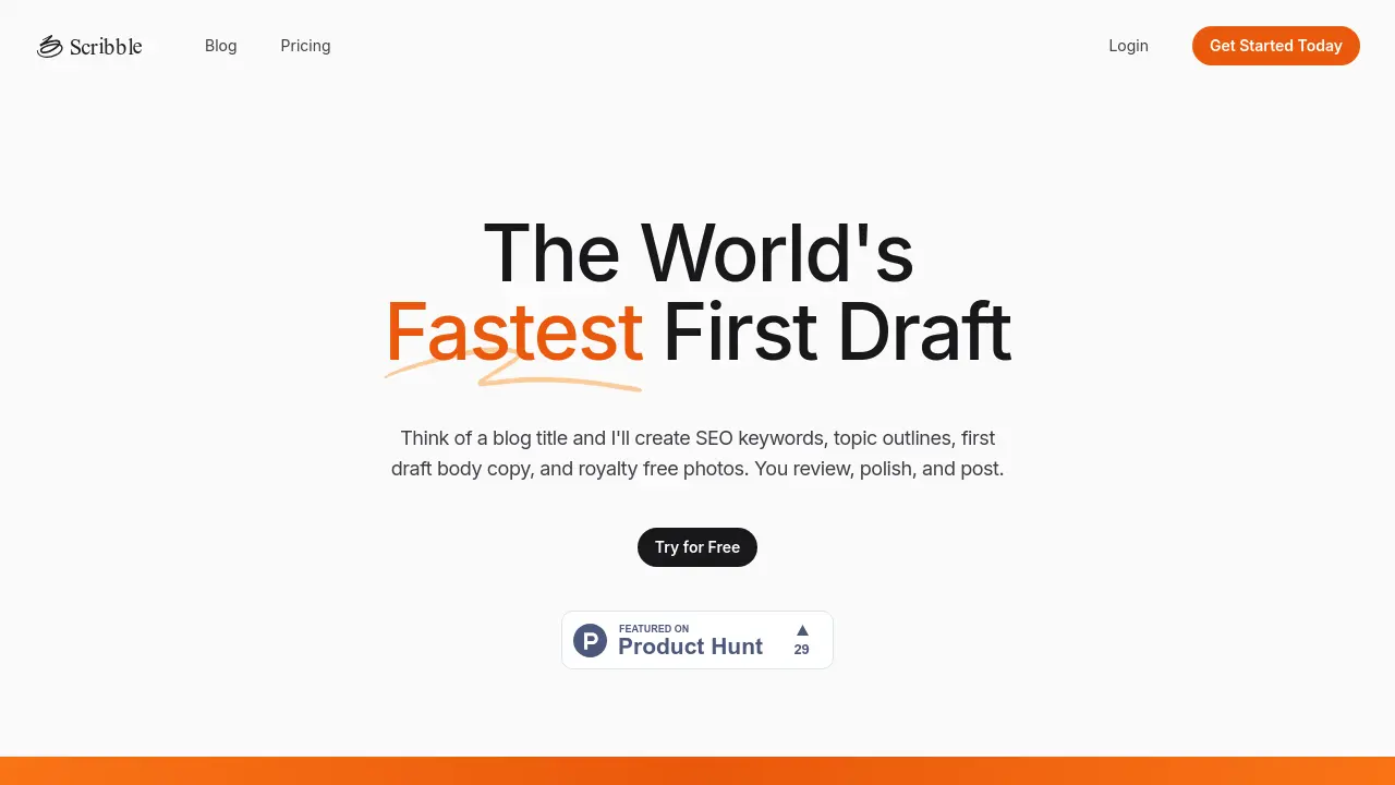 Screenshot of Scribble