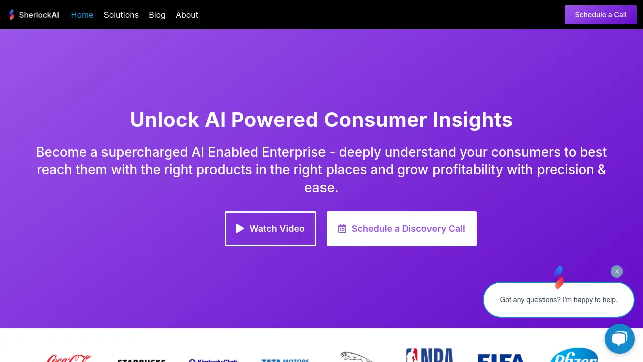 Screenshot of Sherlock AI