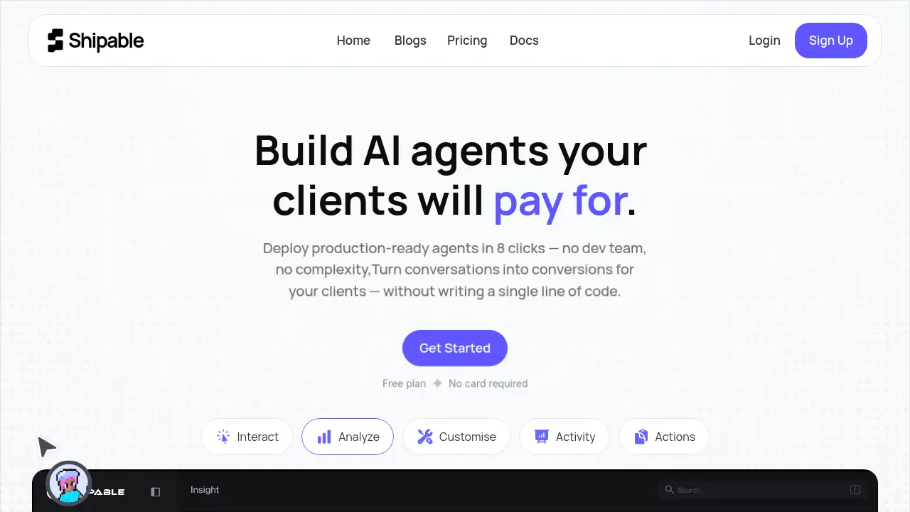 Screenshot of Shipable