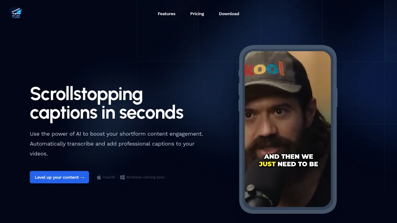 Screenshot of ShortMagic