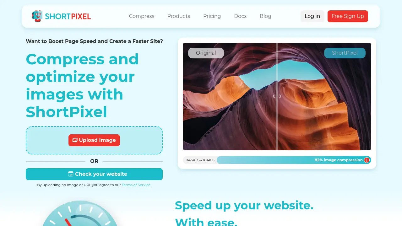 Screenshot of ShortPixel