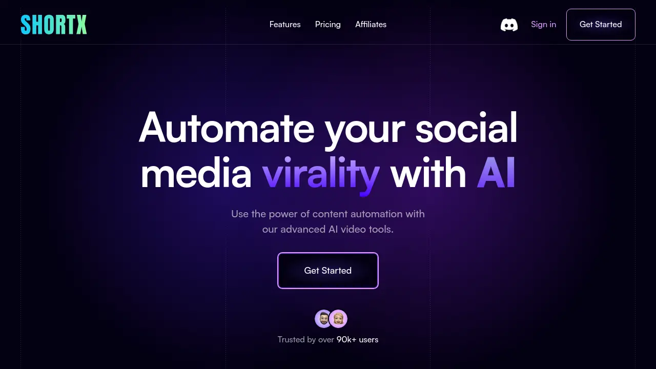 Screenshot of ShortX