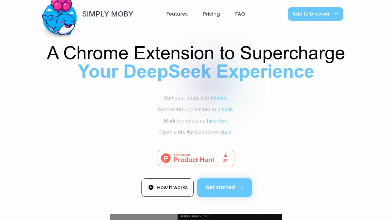 Screenshot of SIMPLY MOBY