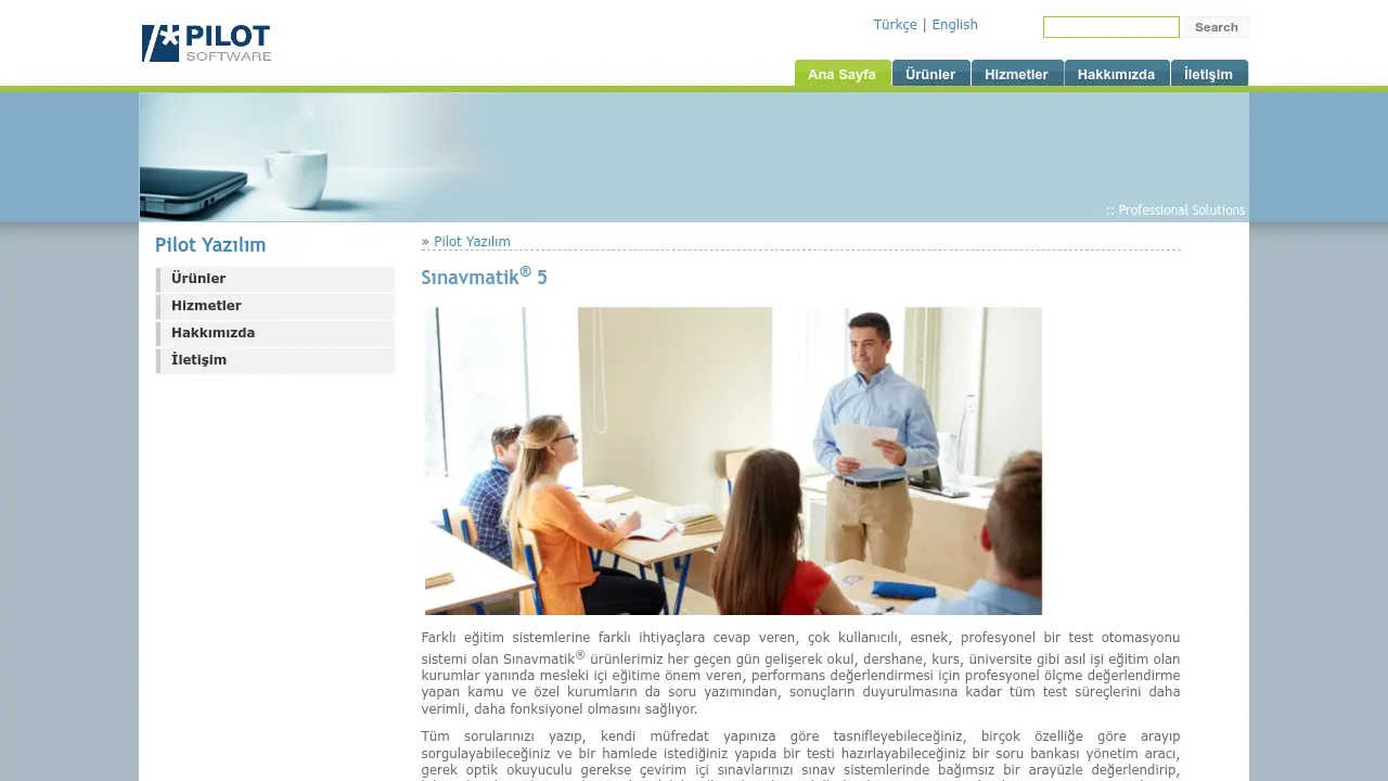 Screenshot of Sınavmatik 5