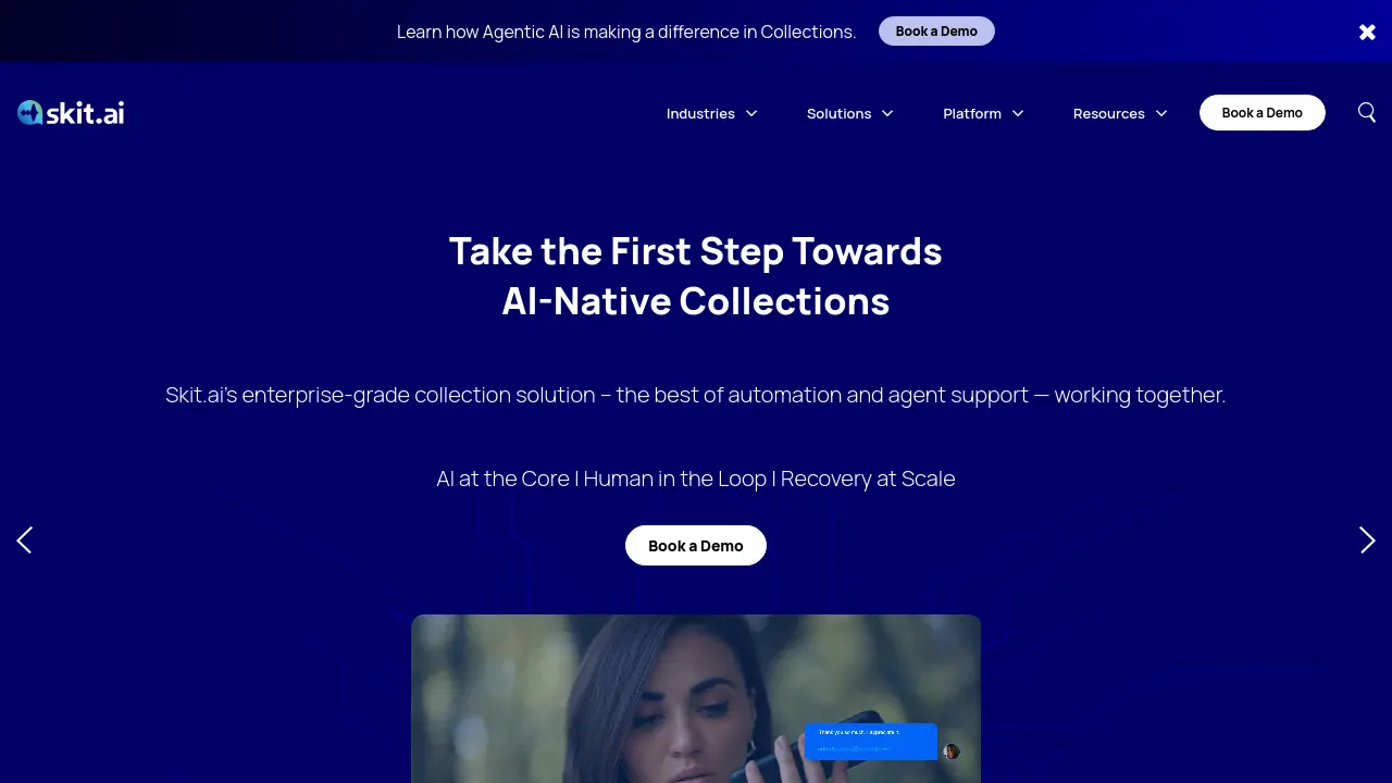 Screenshot of Skit.ai