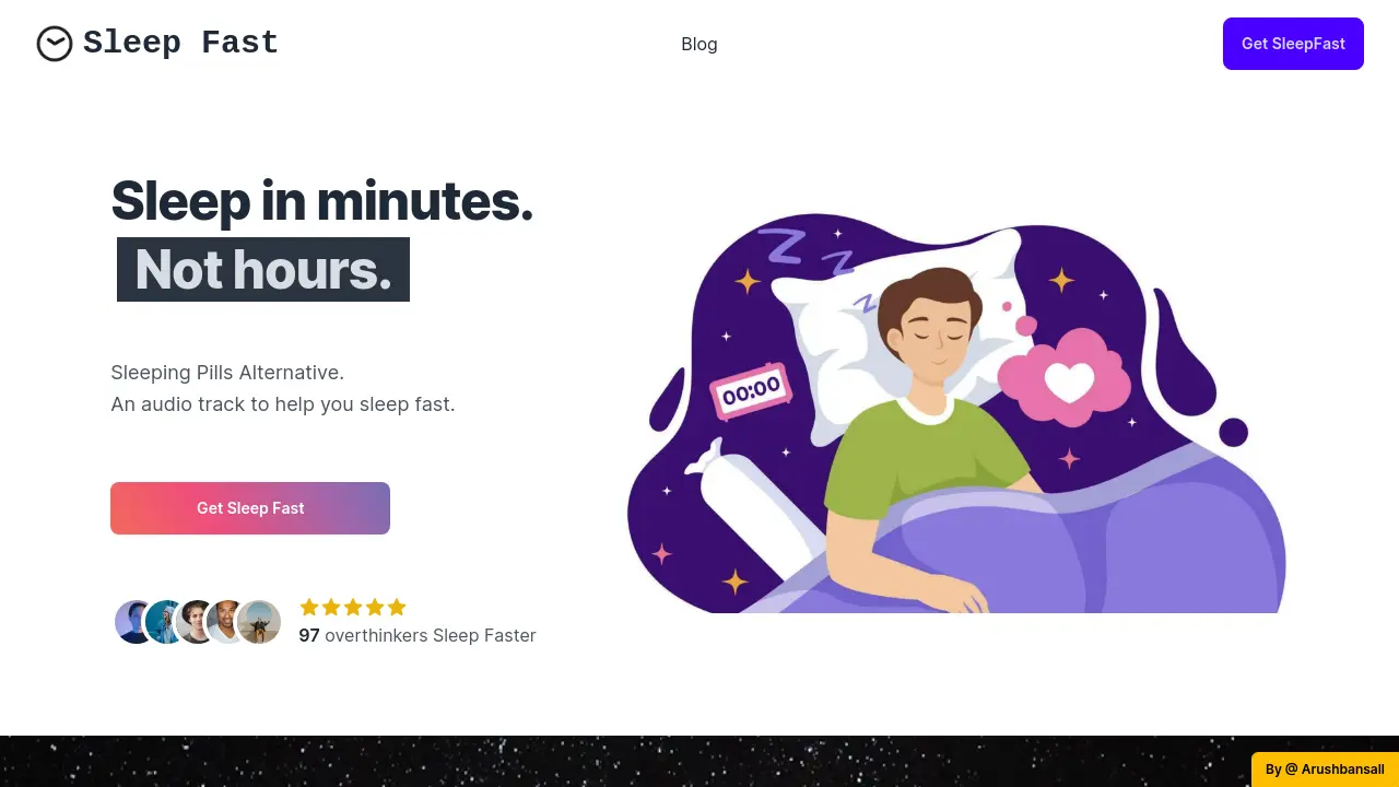 Screenshot of SleepFast