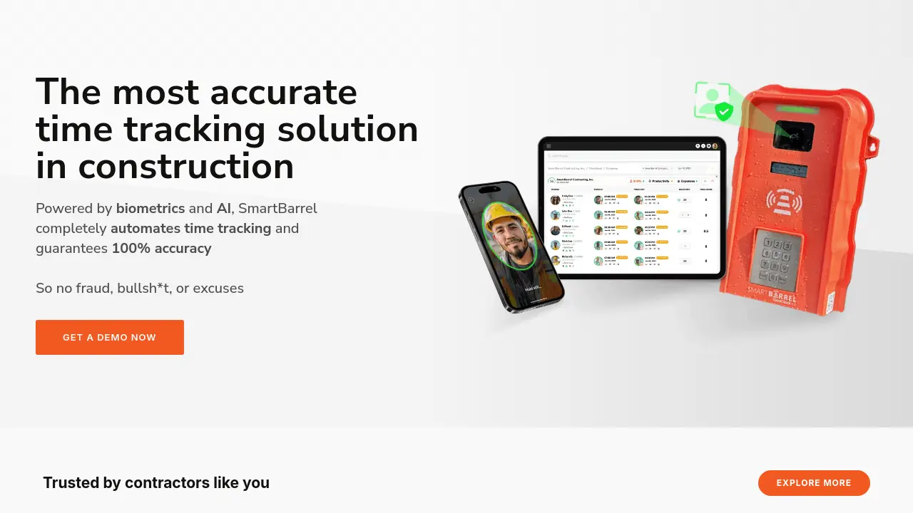 Screenshot of SmartBarrel