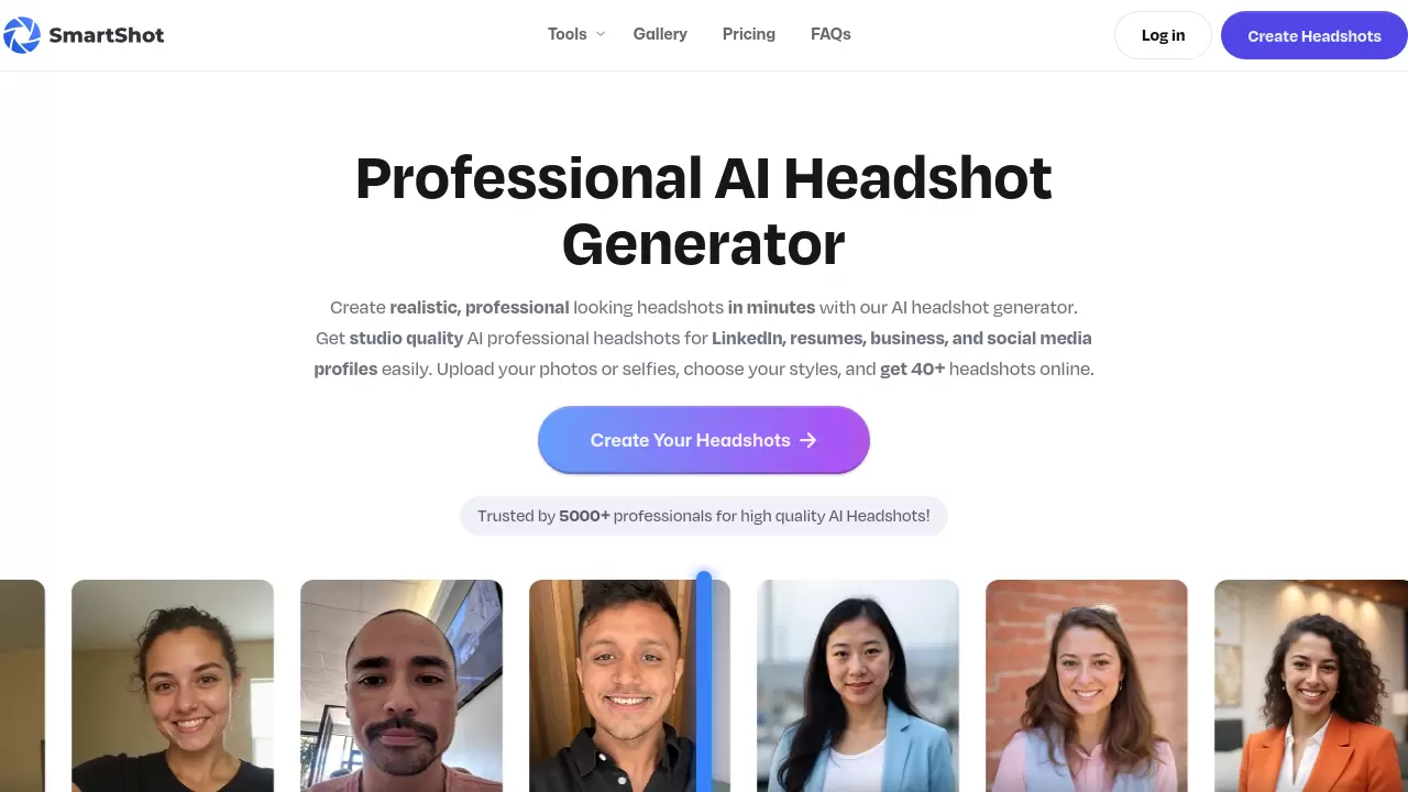 Screenshot of Smartshot
