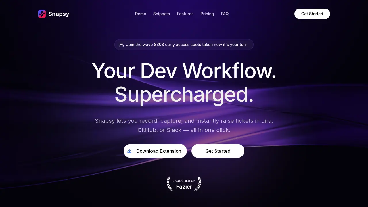 Screenshot of Snapsy