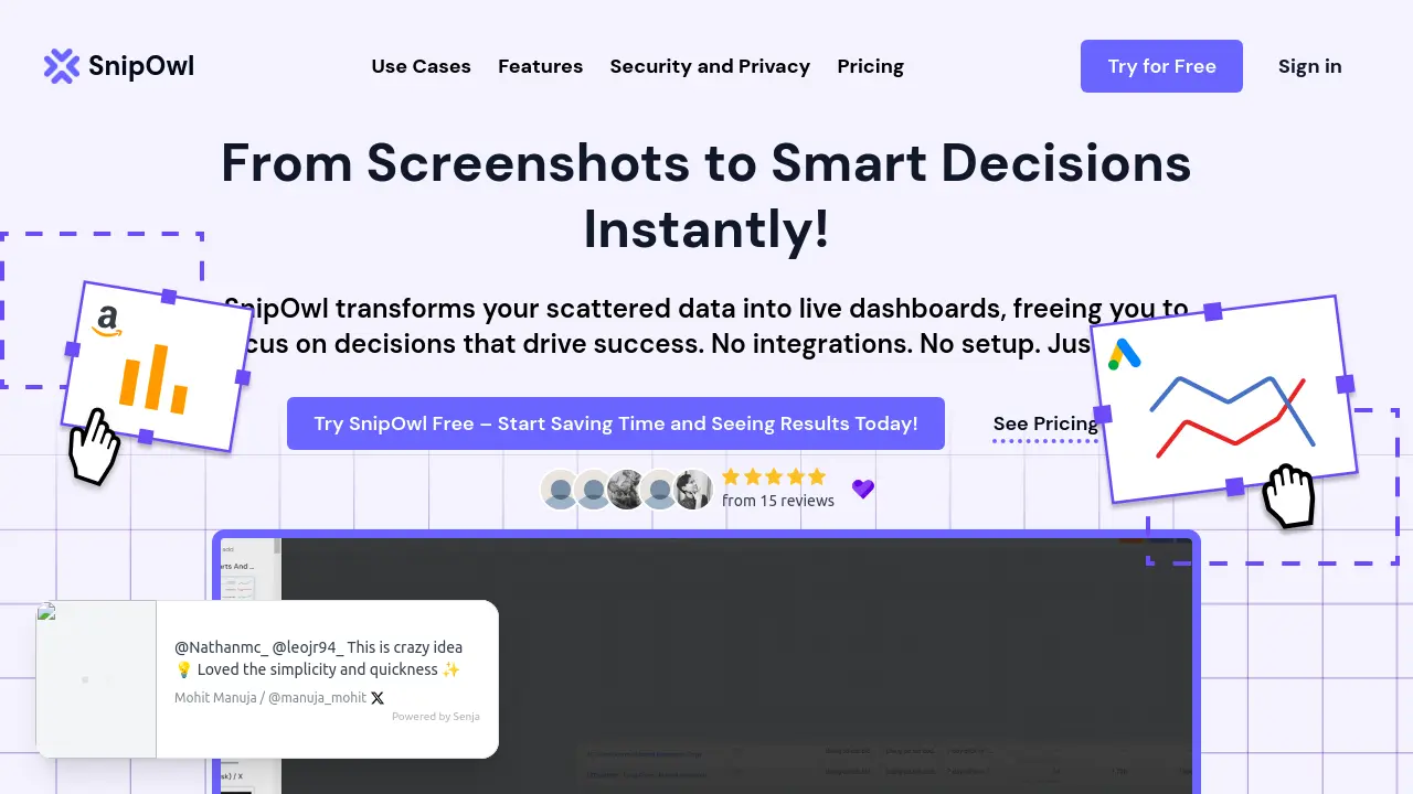 Screenshot of SnipOwl