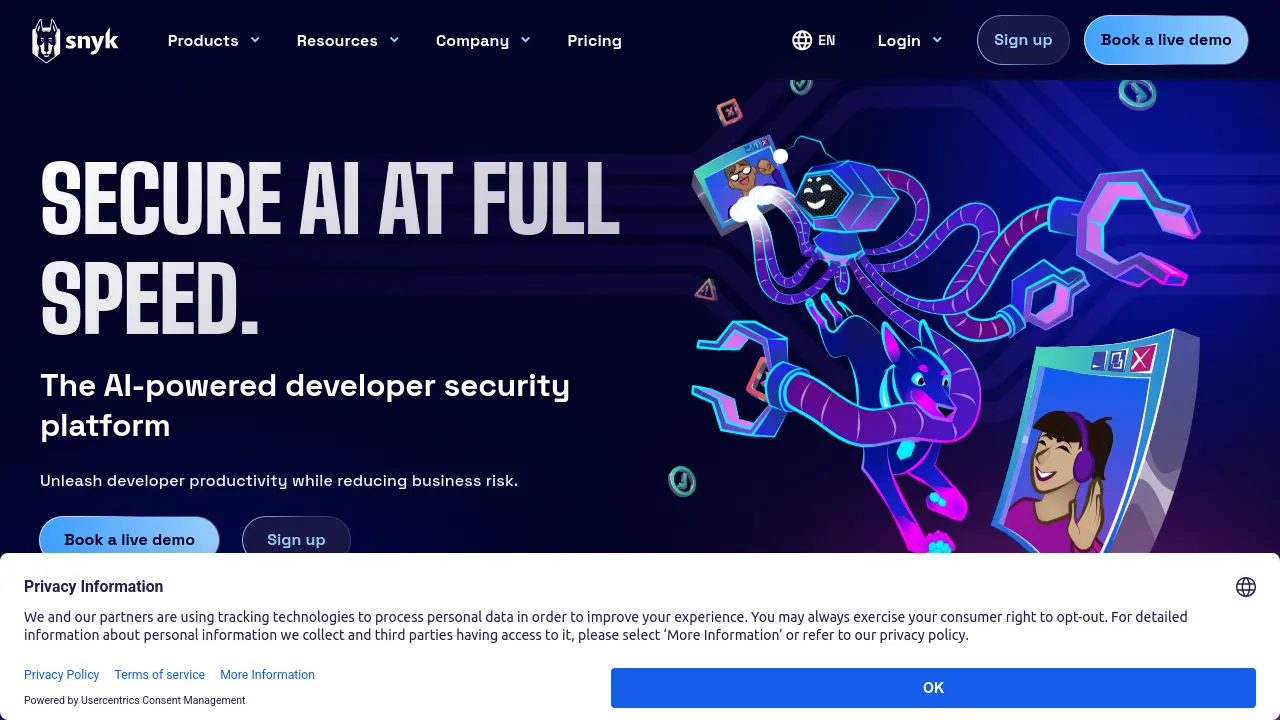 Screenshot of Snyk