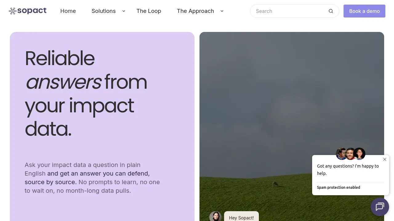 Screenshot of Sopact Sense