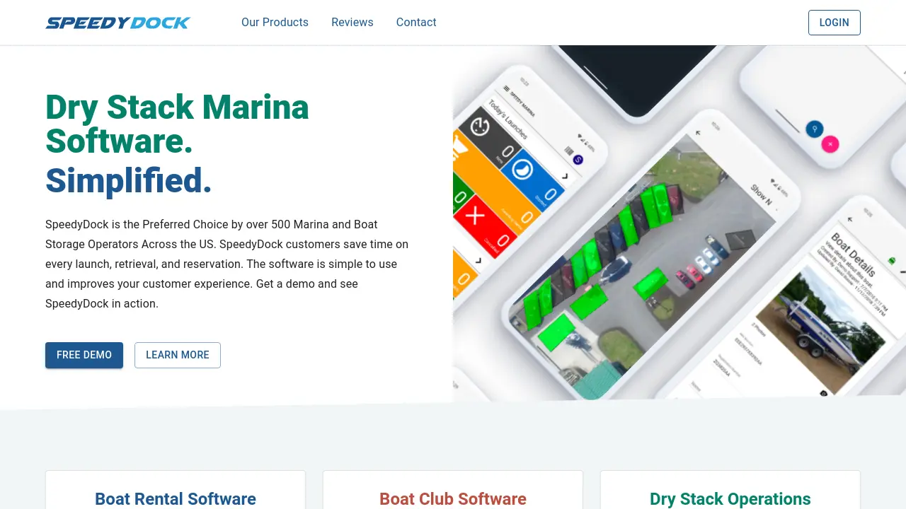 Screenshot of SpeedyDock