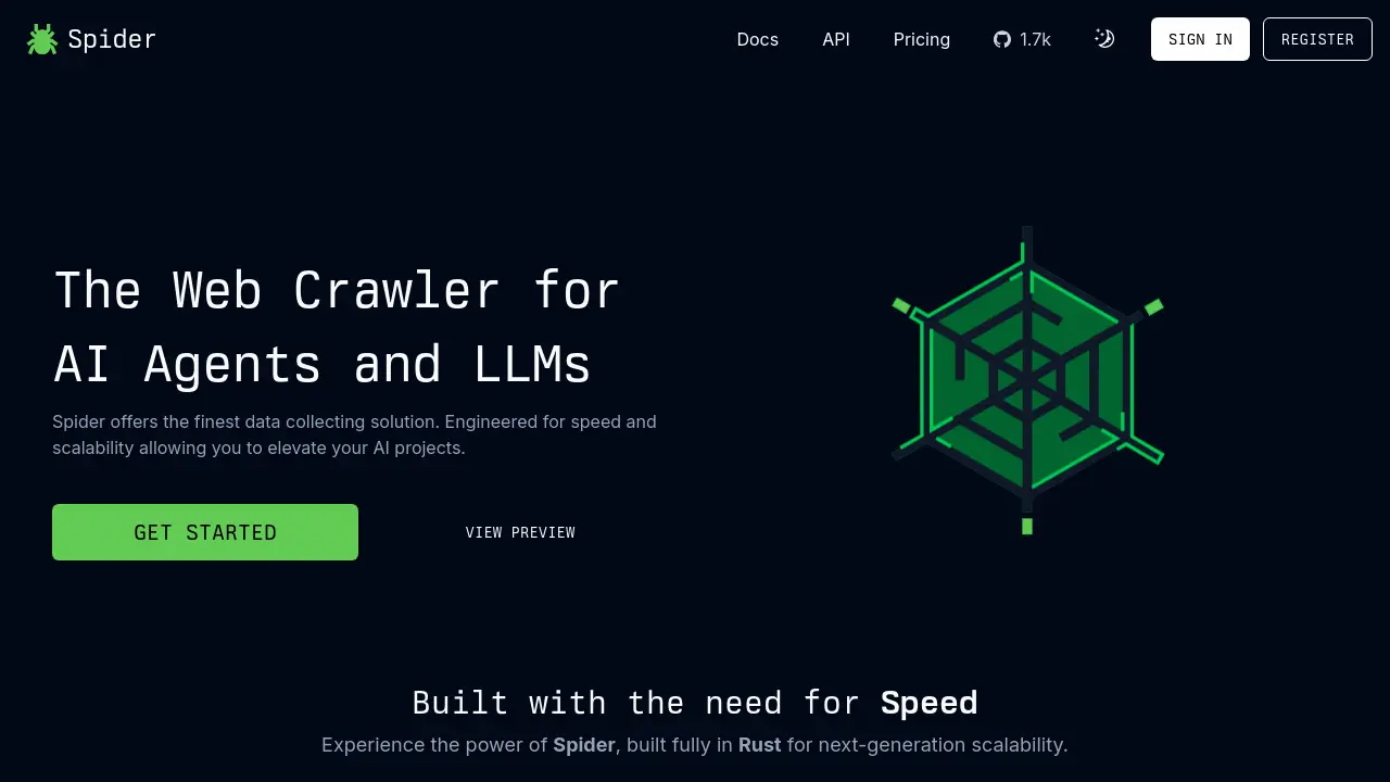 Screenshot of Spider