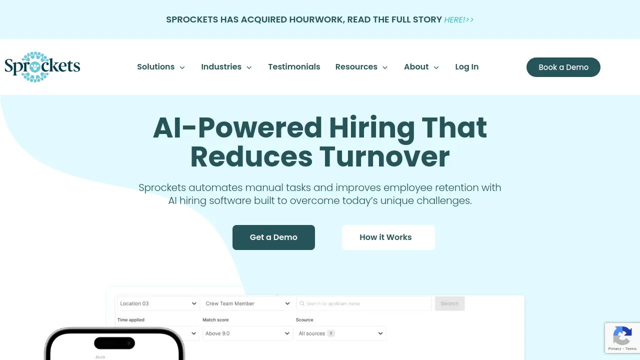 Screenshot of Sprockets