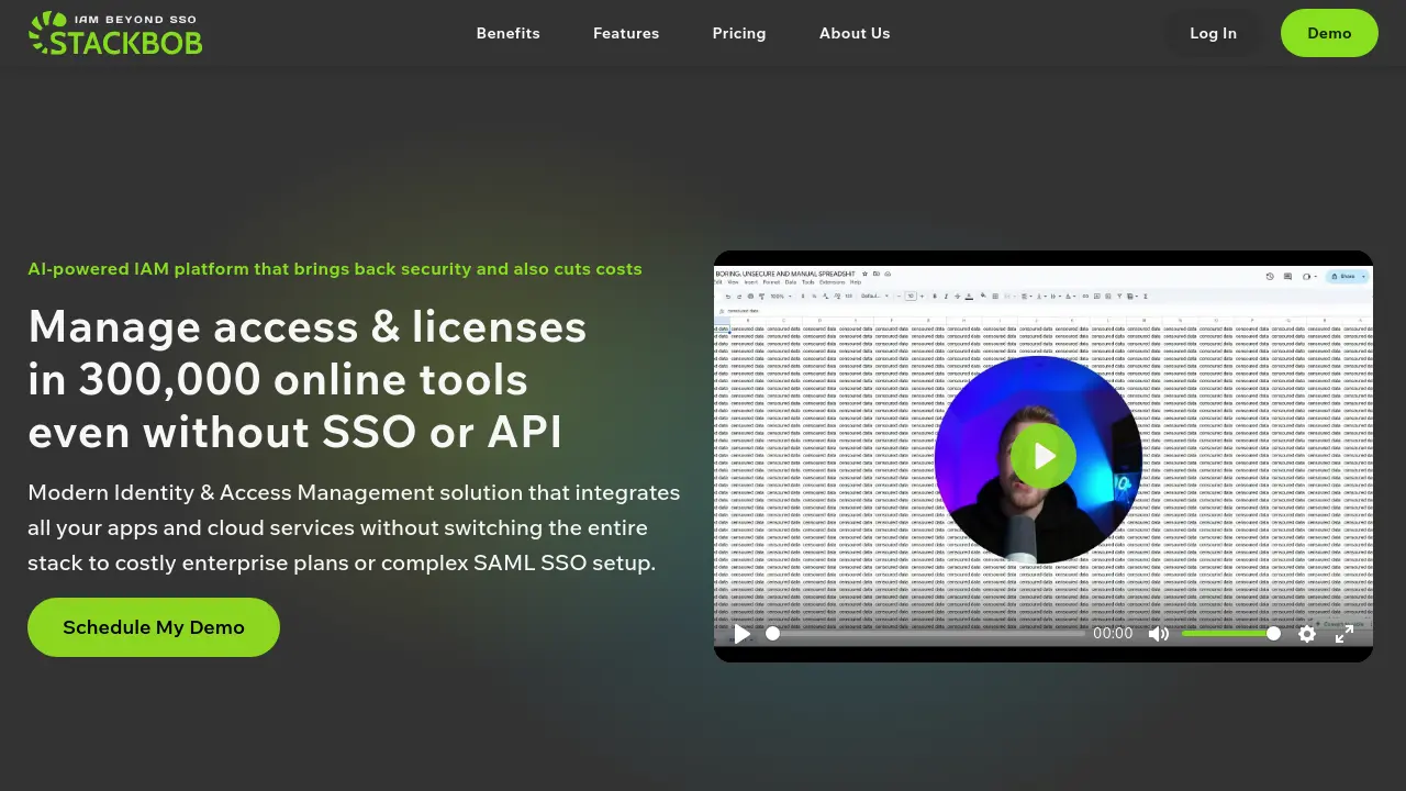 Screenshot of StackBob