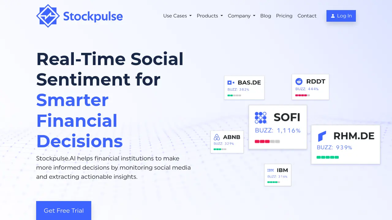 Screenshot of Stockpulse.AI