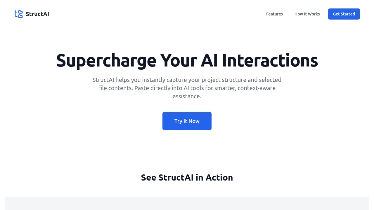 Screenshot of StructAI