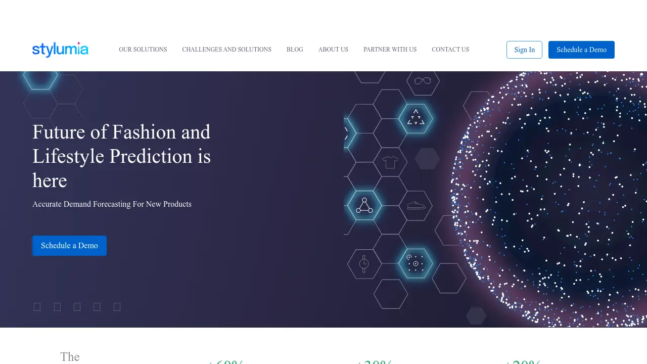 Screenshot of Stylumia